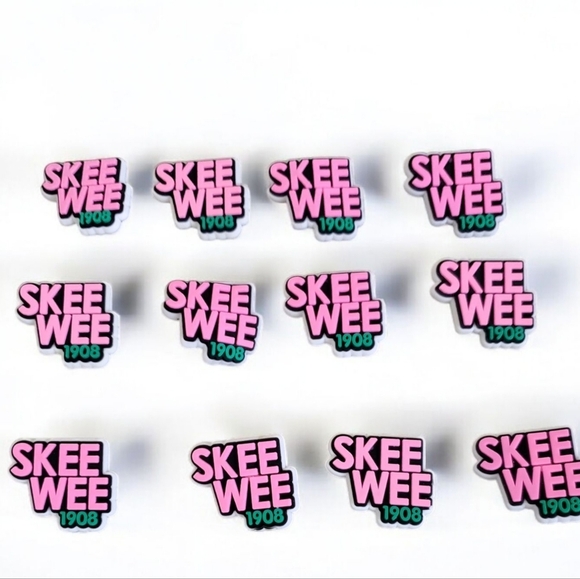 AKA Sorority Croc Charms - Picture 1 of 2